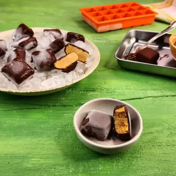 Bombom de sorvete de doce de leite