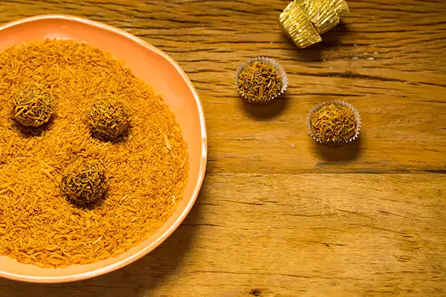 Receita de Brigadeiro com coco queimado