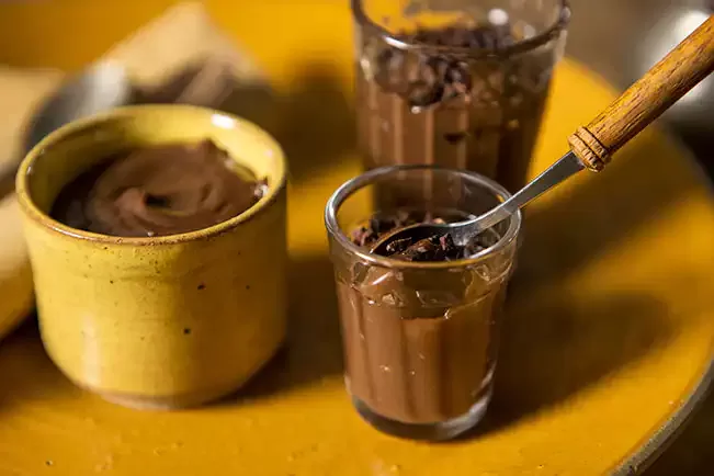 Receita de Brigadeiro de micro-ondas com chocolate amargo