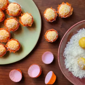 Brigadeiro de milho-verde
