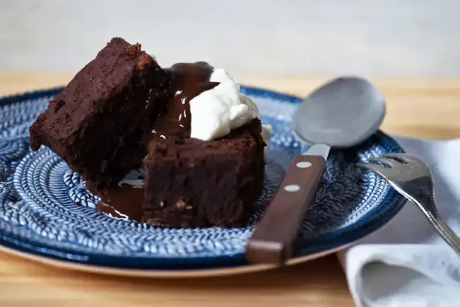 Receita de Brownie rústico com cardamomo