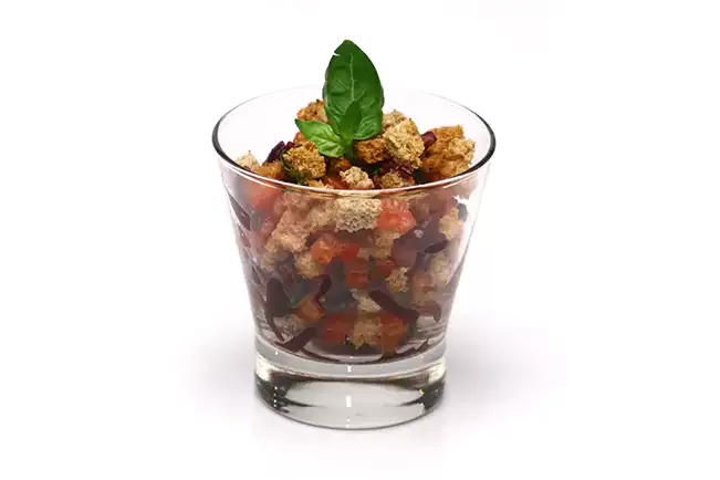 Receita de Bruschetta no copo
