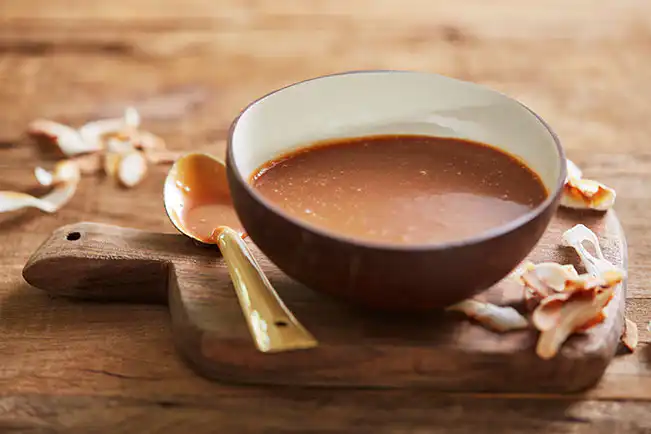 Calda de coco queimado