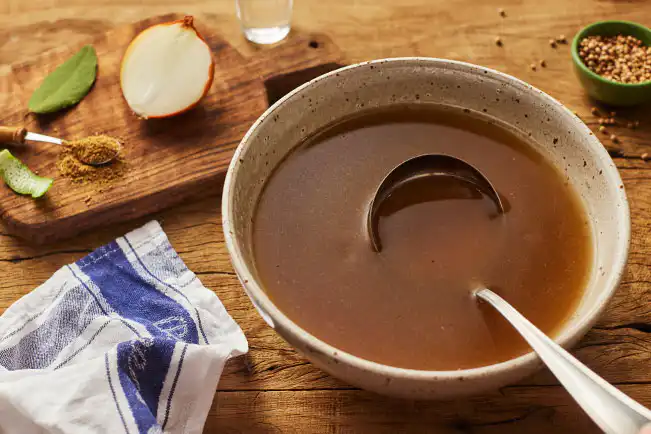 Caldo caseiro de suã