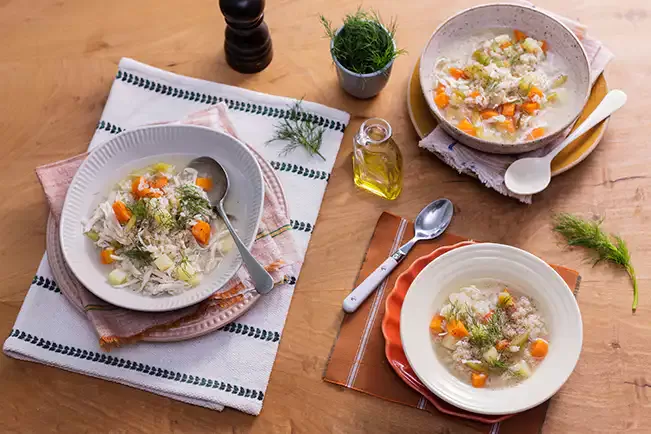 Receita de Canja de galinha na pressão