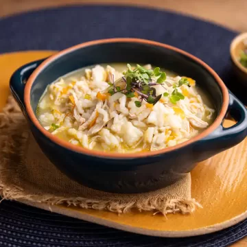 Canja de risoto (reaproveitamento)