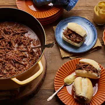 Carne de panela desfiada