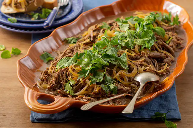 Carne louca desfiada