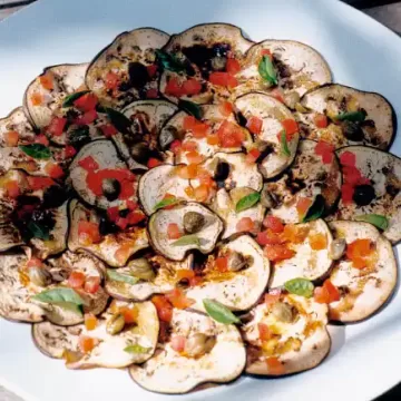Carpaccio de berinjela