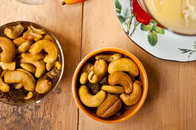 Receita de Castanha-de-caju perfumada