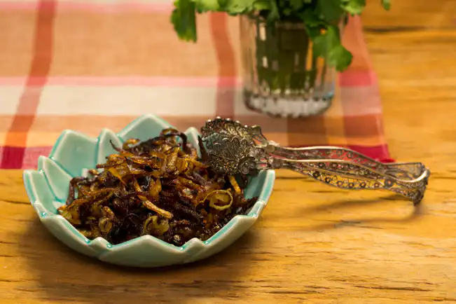 Cebola frita