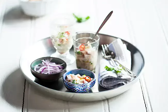 Receita de Ceviche aperitivo