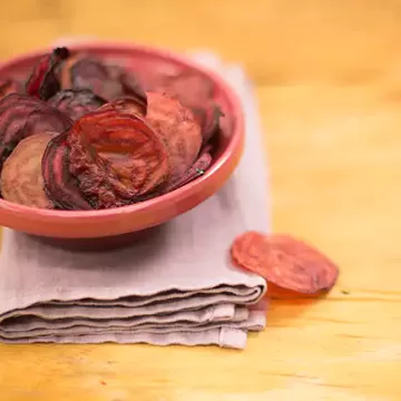Chips de beterraba