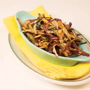 Chips de casca de batata-doce