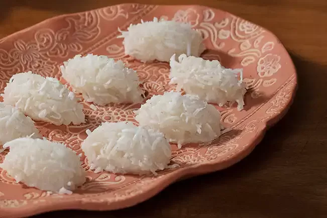 Receita de Cocada branca