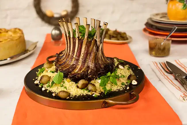 Receita de Coroa de carré de cordeiro