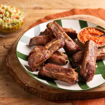 Costelinha de porco na Air Fryer da Rita Lobo (3,2 litros)