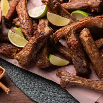 Costelinha de porco na Air Fryer da Rita Lobo (5 litros)