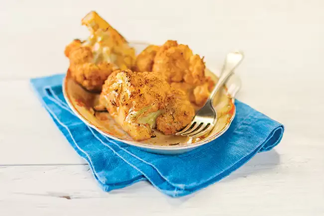 Receita de Couve-flor assada com páprica