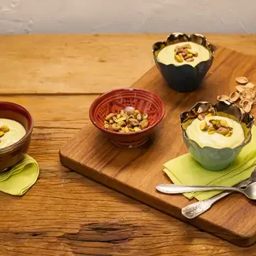 Creme de abacate com sorvete