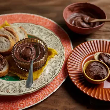 Creme de chocolate e avelã