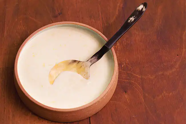Creme de mandioca