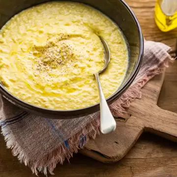 Creme de milho batido