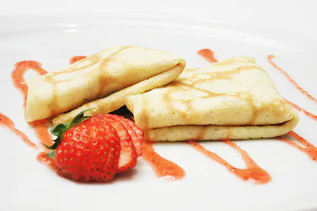 Crepe de morango