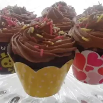 Cupcake de chocolate