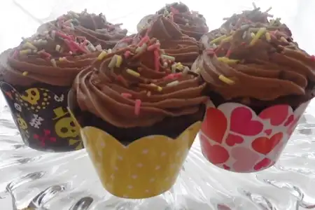 Cupcake de chocolate