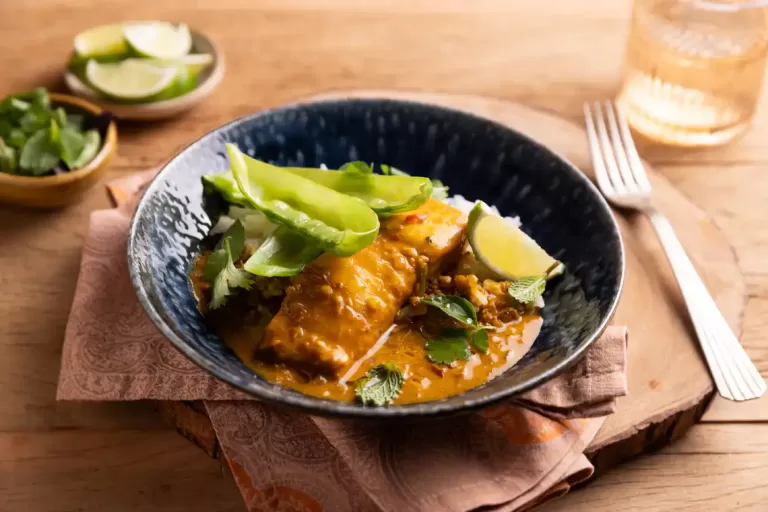 Receita de Curry de peixe