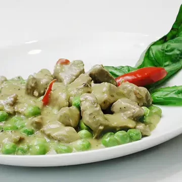 Curry verde de filé mignon