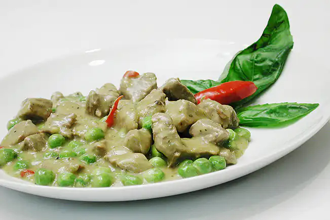 Curry verde de filé mignon