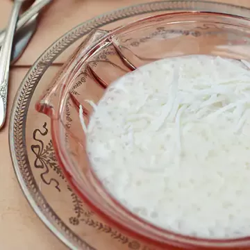 Cuscuz de tapioca de colher