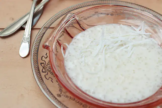 Cuscuz de tapioca de colher