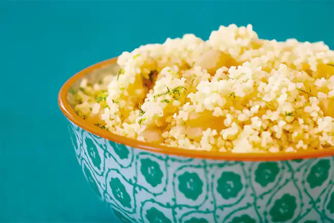 Receita de Cuscuz marroquino com grão-de-bico
