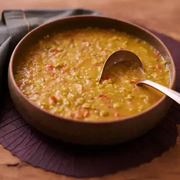Dal de ervilha seca