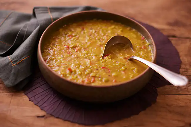 Dal de ervilha seca