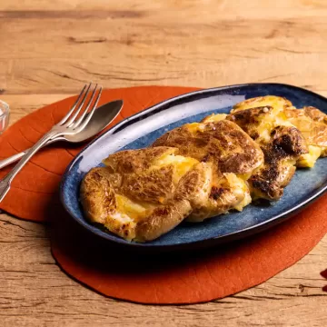 Disco de batata crocante