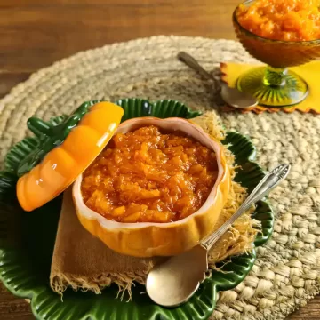 Doce de abóbora em pasta
