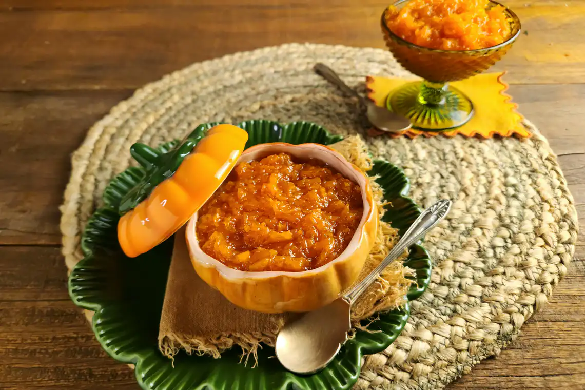 Doce de abóbora em pasta