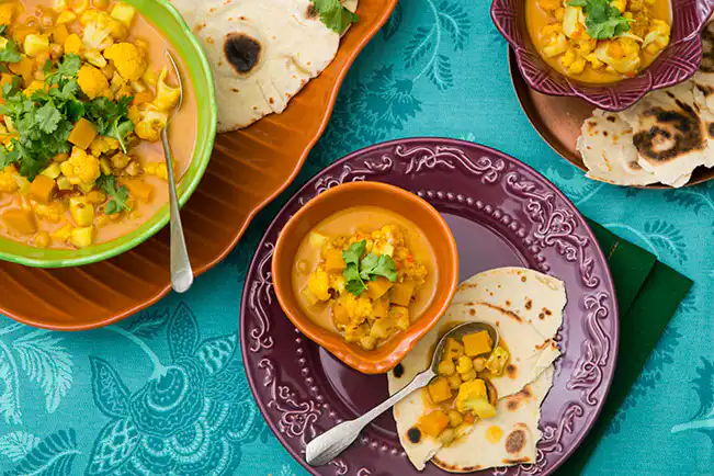 Ensopado vegetariano (curry)