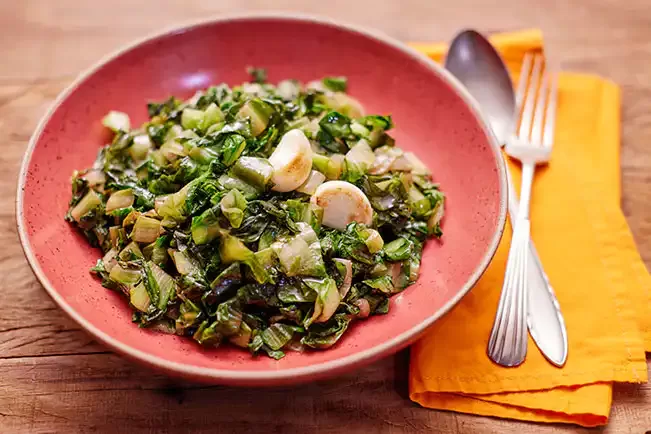 Receita de Escarola refogada