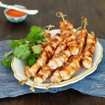 Espetinhos de frango