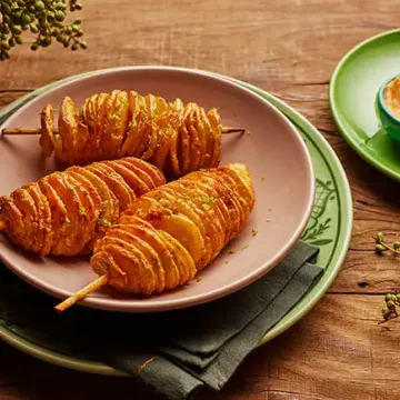 Espiral de batata crocante na Air Fryer da Rita Lobo
