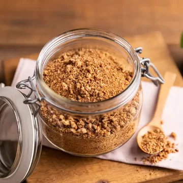 Farinha de rosca caseira de pão integral (reaproveitamento)
