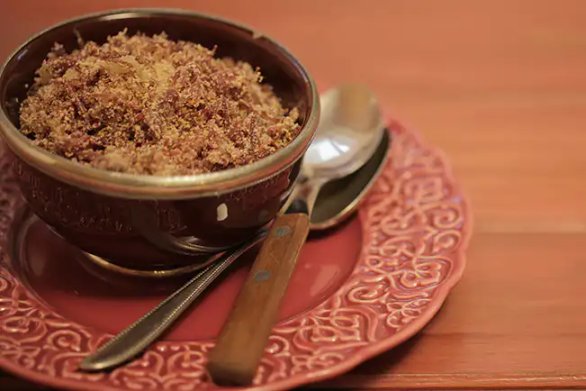 Farofa de carne-seca