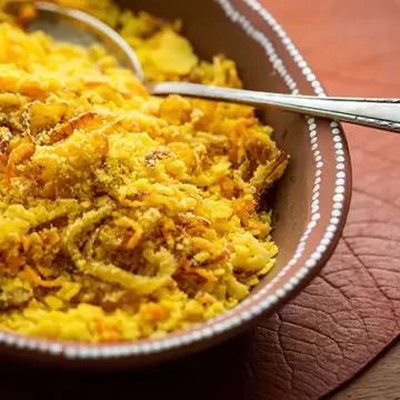 Farofa de cenoura