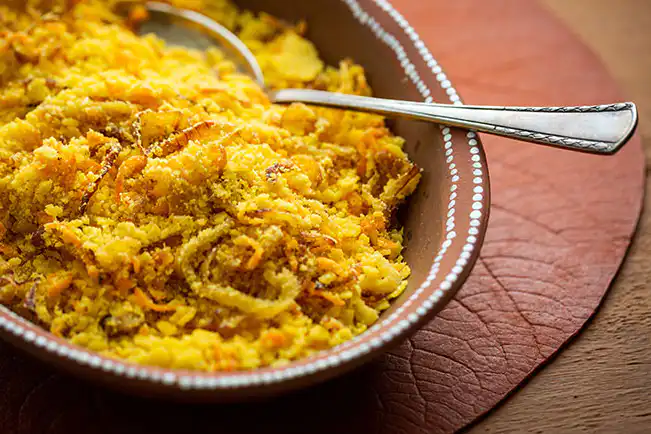 Farofa de cenoura
