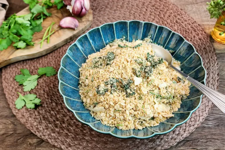 Receita de Farofa de coentro